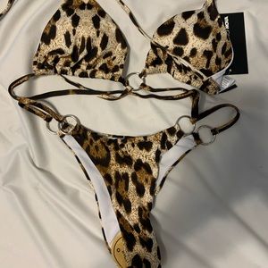 Leopard bathing suit